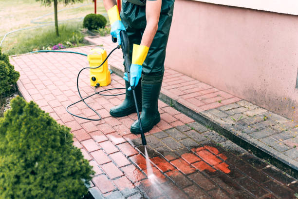 Pressure Washing Brick in Hudson, IA